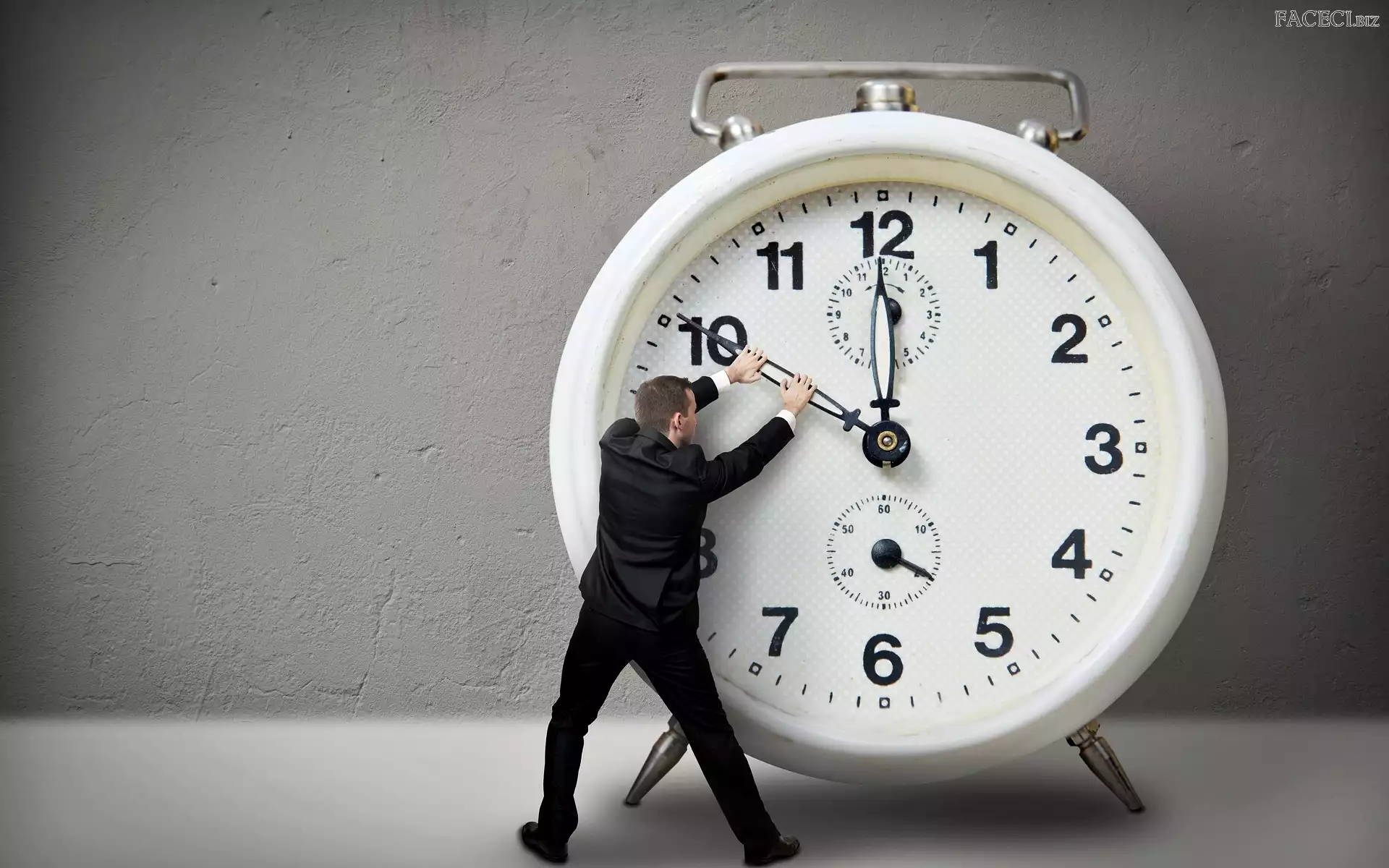 Budzik, Mężczyzna, Zegar